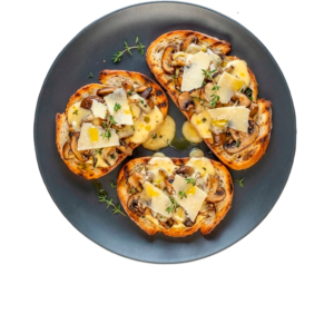 Bruschetta de Cogumelos Al Tartufo