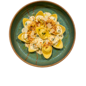Tortelloni de Pera e Gorgonzola