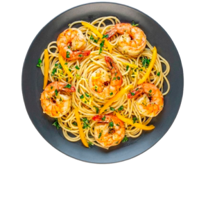 Spaguetti Al Limone com Camarão